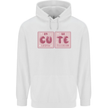 Cute Funny Periodic Table Mens 80% Cotton Hoodie White
