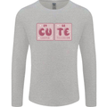 Cute Funny Periodic Table Mens Long Sleeve T-Shirt Sports Grey