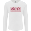 Cute Funny Periodic Table Mens Long Sleeve T-Shirt White