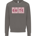 Cute Funny Periodic Table Mens Sweatshirt Jumper Charcoal