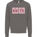 Cute Funny Periodic Table Mens Sweatshirt Jumper Charcoal