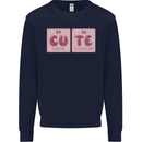 Cute Funny Periodic Table Mens Sweatshirt Jumper Navy Blue