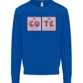 Cute Funny Periodic Table Mens Sweatshirt Jumper Royal Blue