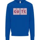 Cute Funny Periodic Table Mens Sweatshirt Jumper Royal Blue