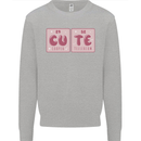 Cute Funny Periodic Table Mens Sweatshirt Jumper Sports Grey