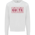 Cute Funny Periodic Table Mens Sweatshirt Jumper White