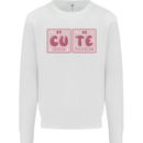 Cute Funny Periodic Table Mens Sweatshirt Jumper White