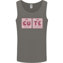 Cute Funny Periodic Table Mens Vest Tank Top Charcoal