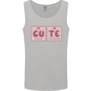 Cute Funny Periodic Table Mens Vest Tank Top Sports Grey