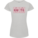 Cute Funny Periodic Table Womens Petite Cut T-Shirt Sports Grey