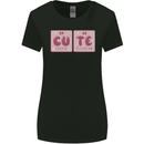 Cute Funny Periodic Table Womens Wider Cut T-Shirt Black
