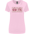 Cute Funny Periodic Table Womens Wider Cut T-Shirt Light Pink