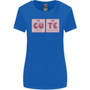 Cute Funny Periodic Table Womens Wider Cut T-Shirt Royal Blue