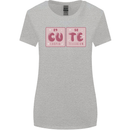 Cute Funny Periodic Table Womens Wider Cut T-Shirt Sports Grey