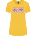 Cute Funny Periodic Table Womens Wider Cut T-Shirt Yellow