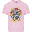 Cute Ukulele Player Koala Bear Kids T-Shirt Childrens Light Pink
