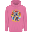 Cute Ukulele Player Koala Bear Mens 80% Cotton Hoodie Azelea