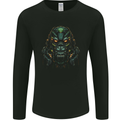 Cyber Gorilla Ape Fantasy Mens Long Sleeve T-Shirt Black