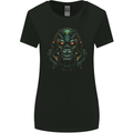 Cyber Gorilla Ape Fantasy Womens Wider Cut T-Shirt Black