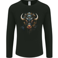Cyberbull Cyborg Bull Steampunk Fantasy Cow Mens Long Sleeve T-Shirt Black