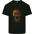 Cyberspace Skull Kids T-Shirt Childrens Black