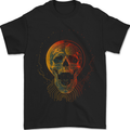 Cyberspace Skull Mens T-Shirt 100% Cotton Black