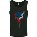 Czech Skull Gym Training Bodybuilding Mens Vest Tank Top Black