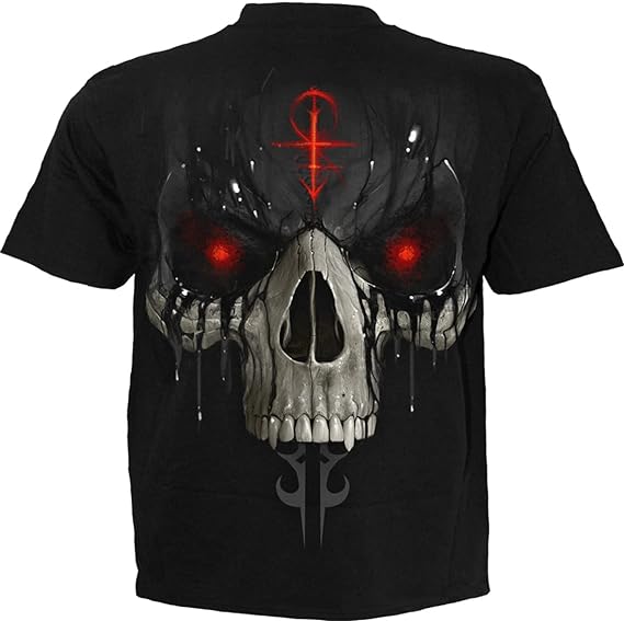 Dark Death Mens T-Shirt by Spiral Direct Grim Reaper Skull