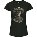 DOTD Day of the Dead Sugar Skull Womens Petite Cut T-Shirt Black