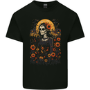 DOTD Sugar Skull Girl Day of the Dead La Catrina Kids T-Shirt Childrens Black