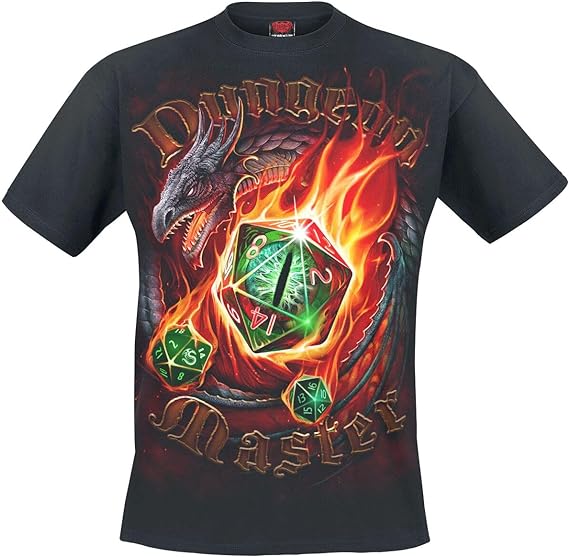 Dungeon Master Mens T-Shirt by Spiral Direct Dragons RPG