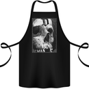 D for Death Skull Heavy Metal Biker Cotton Apron 100% Organic Black