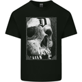 D for Death Skull Heavy Metal Biker Kids T-Shirt Childrens Black