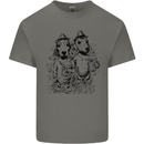 Dachshund Beer Funny Oktoberfest Dog Mens Cotton T-Shirt Tee Top Charcoal