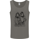 Dachshund Beer Funny Oktoberfest Dog Mens Vest Tank Top Charcoal