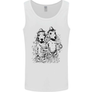 Dachshund Beer Funny Oktoberfest Dog Mens Vest Tank Top White