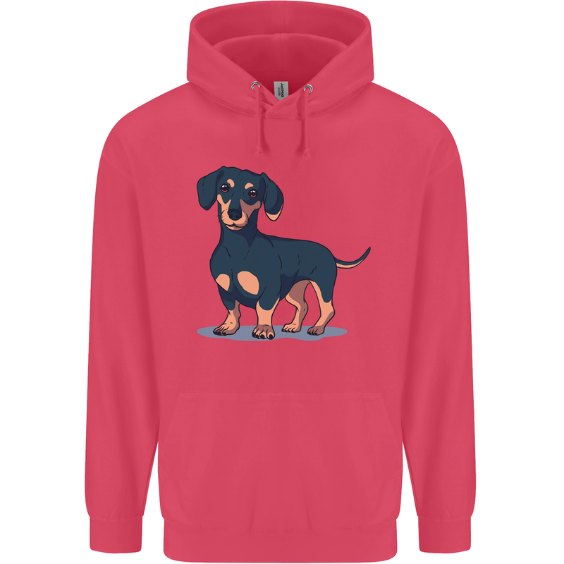 Dachshund Dog Childrens Kids Hoodie Heliconia