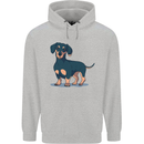 Dachshund Dog Childrens Kids Hoodie Sports Grey