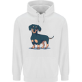 Dachshund Dog Childrens Kids Hoodie White