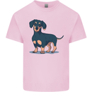 Dachshund Dog Kids T-Shirt Childrens Light Pink