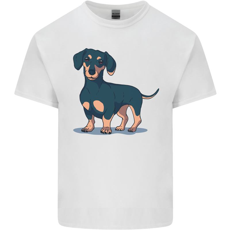 Dachshund Dog Kids T-Shirt Childrens White