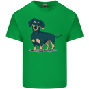 Dachshund Dog Mens Cotton T-Shirt Tee Top Irish Green
