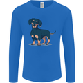 Dachshund Dog Mens Long Sleeve T-Shirt Royal Blue