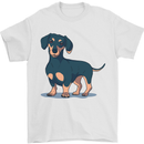 Dachshund Dog Mens T-Shirt 100% Cotton White