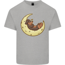 Dachshund Dog Moon Kids T-Shirt Childrens Sports Grey