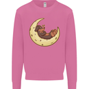 Dachshund Dog Moon Mens Sweatshirt Jumper Azalea