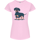 Dachshund Dog Womens Petite Cut T-Shirt Light Pink