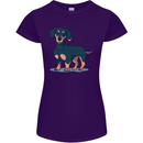 Dachshund Dog Womens Petite Cut T-Shirt Purple