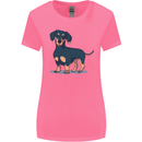 Dachshund Dog Womens Wider Cut T-Shirt Azalea