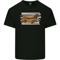 Dachshund Funny Hotdog Sausage Dog Mens Cotton T-Shirt Tee Top Black